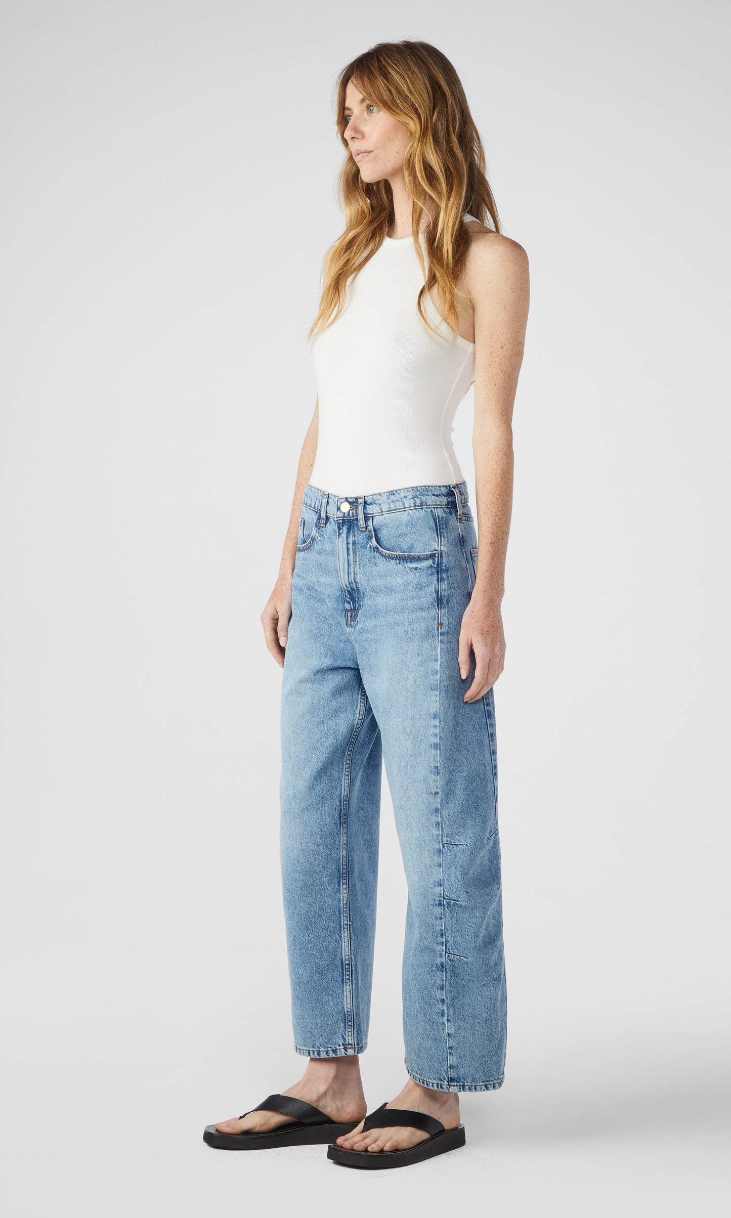 Ms. Walker Mid Rise Constructed Jean - Prime Indigo