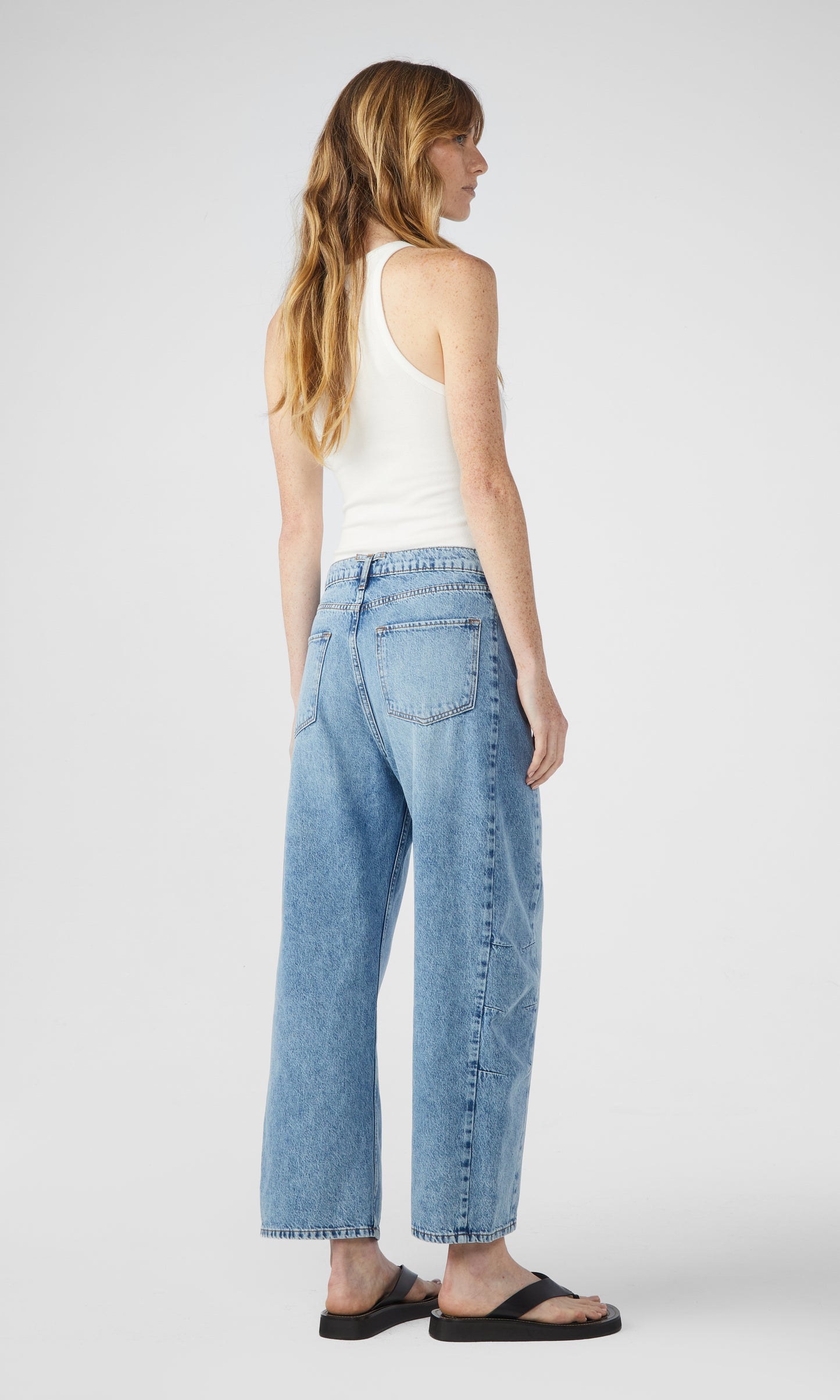Ms. Walker Mid Rise Constructed Jean - Prime Indigo
