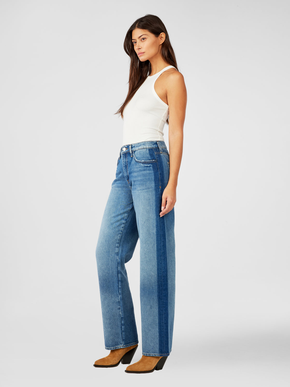 Birkin Mid-rise Straight Leg Jean - Shadow Indigo