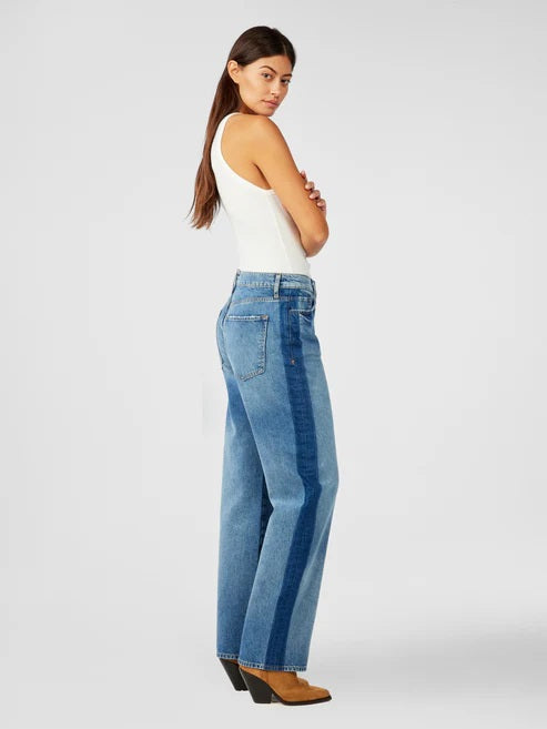 Birkin Mid-rise Straight Leg Jean - Shadow Indigo