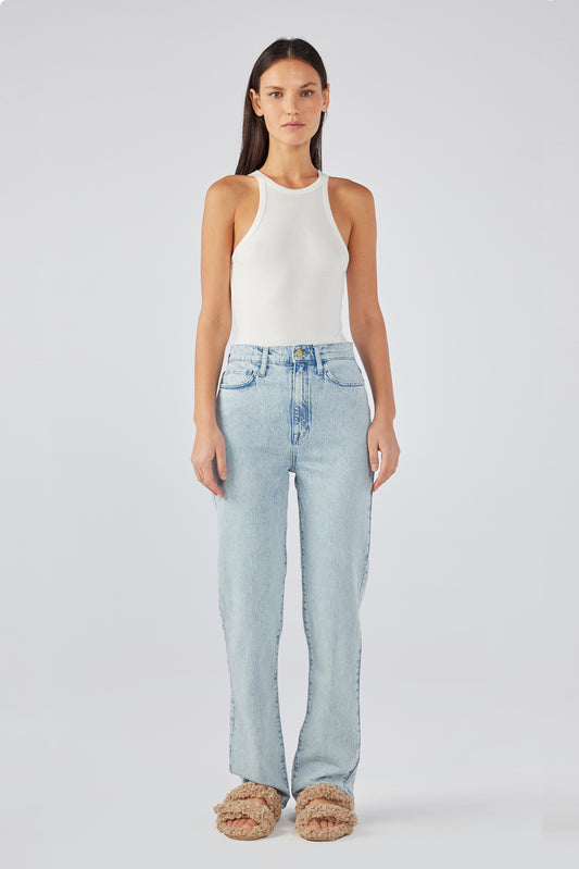 Triarchy V-High Rise Straight Leg - Summer Light Indigo