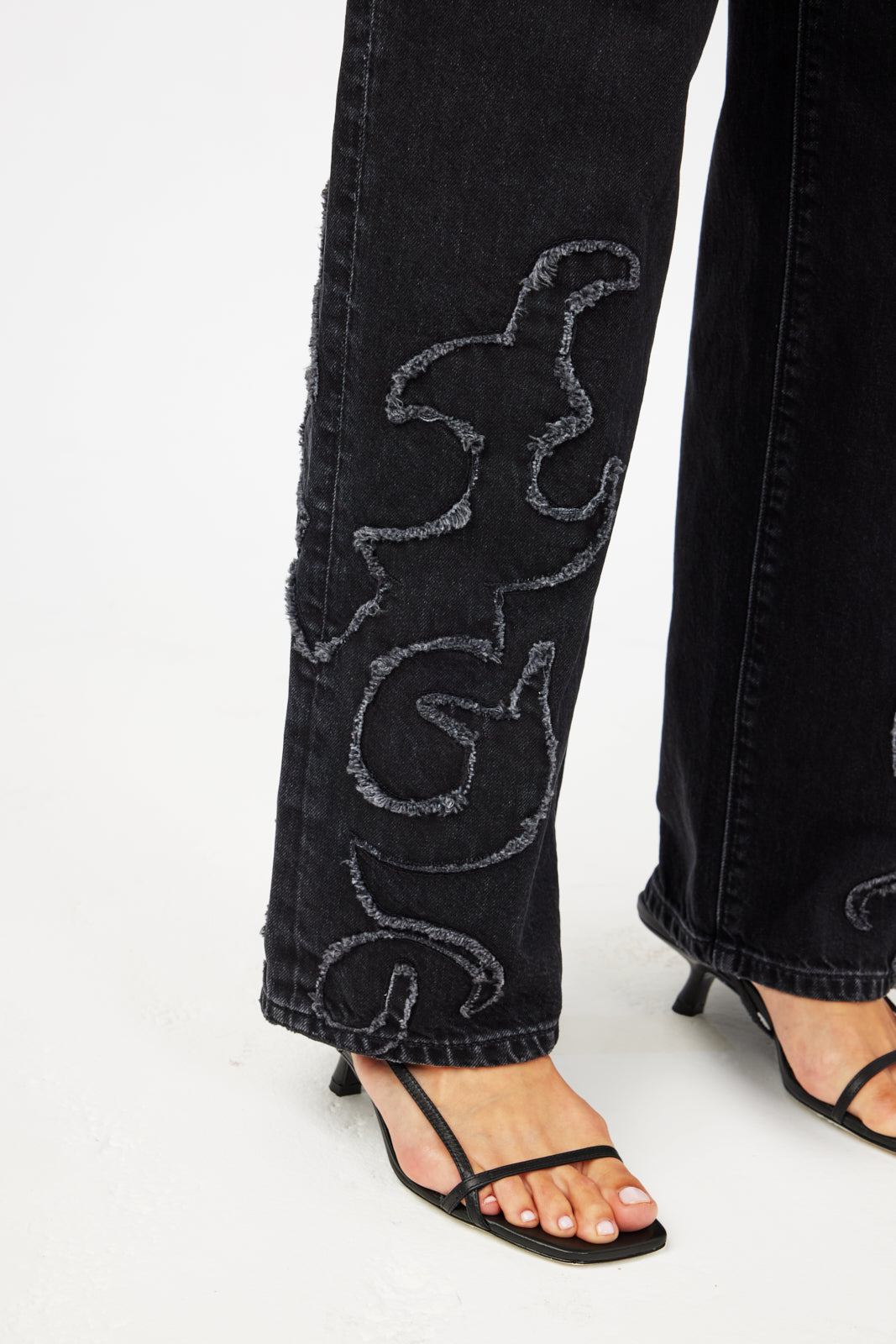 Birkin Mid-Rise Straight Leg - Ranchero Noir