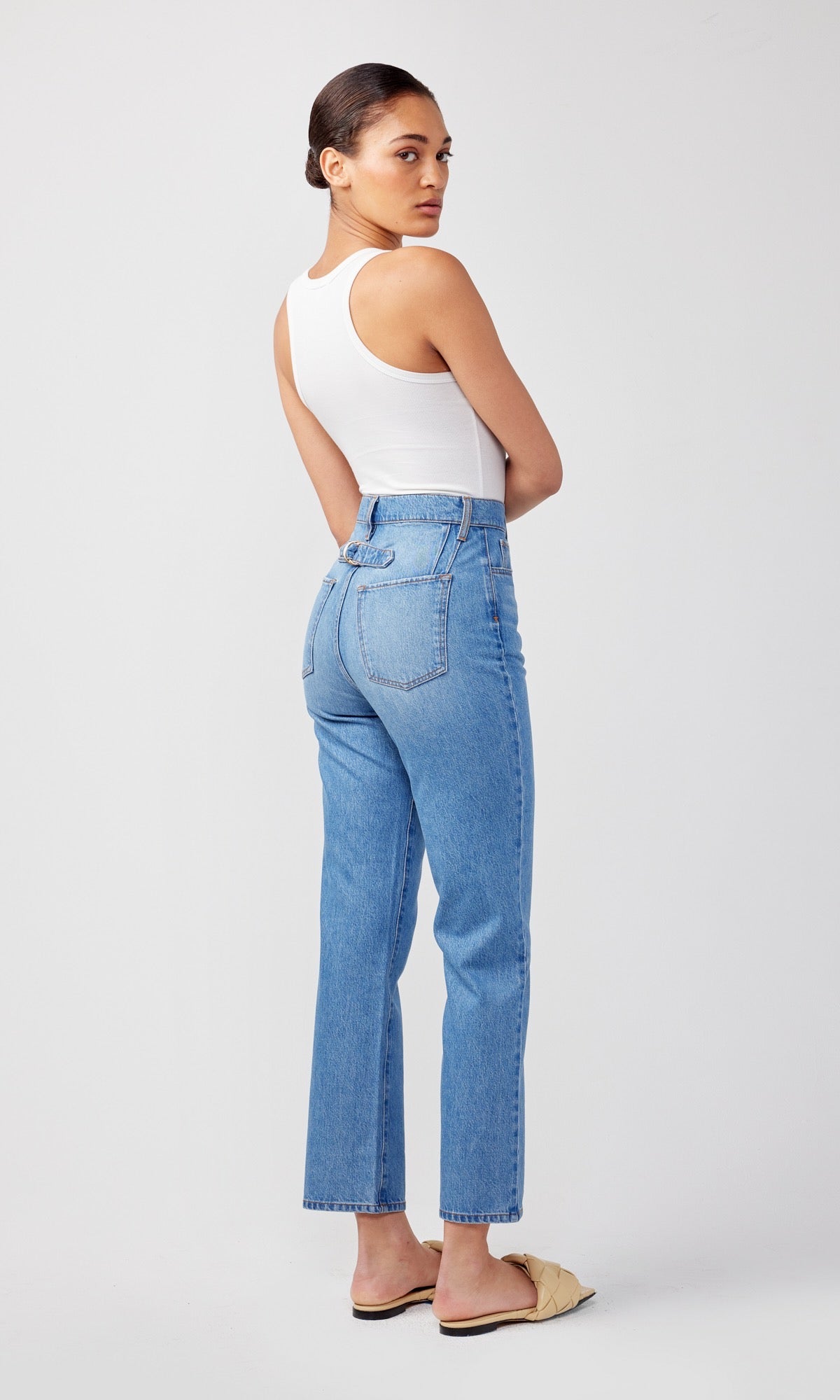 Ms. Triarchy Cinched - Vintage Light Indigo