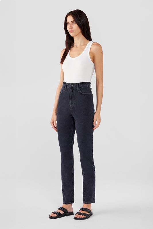 Ava High-Rise Retro Skinny Jean - Loved Black