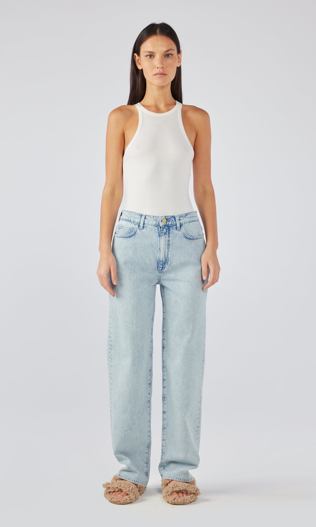 Narrow high-waisted jeans – Le Jean Bleu