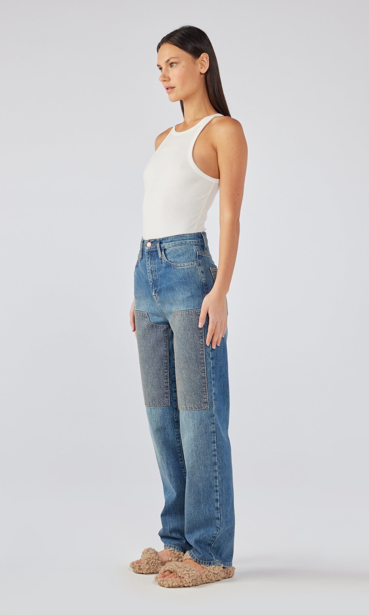 MARDI MERCREDI-ACTIF | MRCD Print Wide Leg Denim Jeans | Women | Lane  Crawford