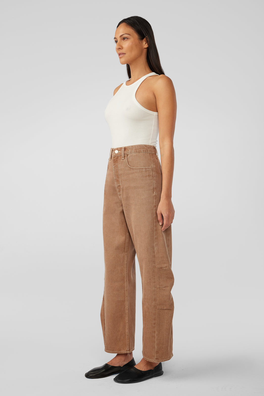 Walker Mid-Rise Constructed Jean - Coco Brown