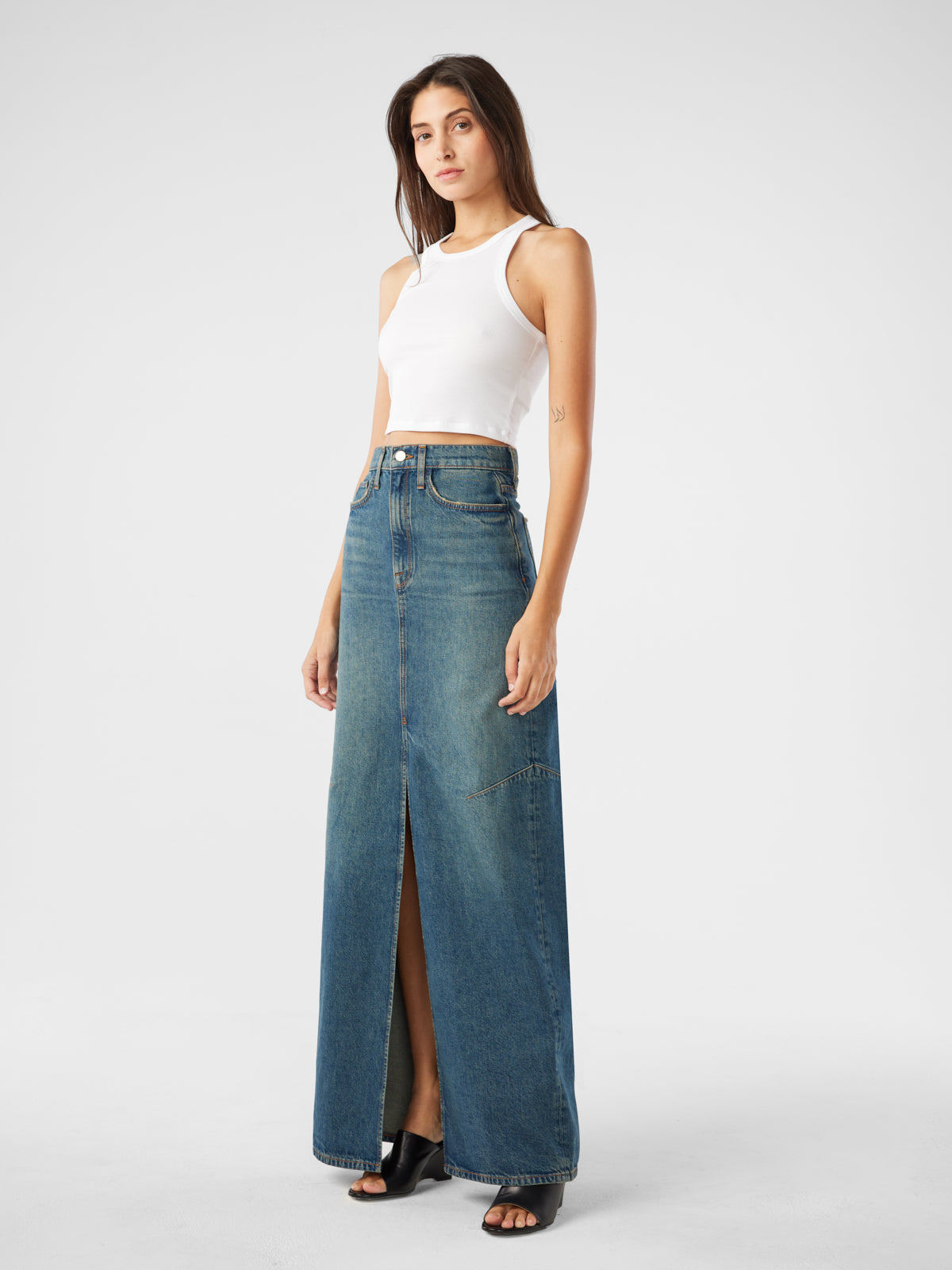 Westwood Maxi Denim Skirt