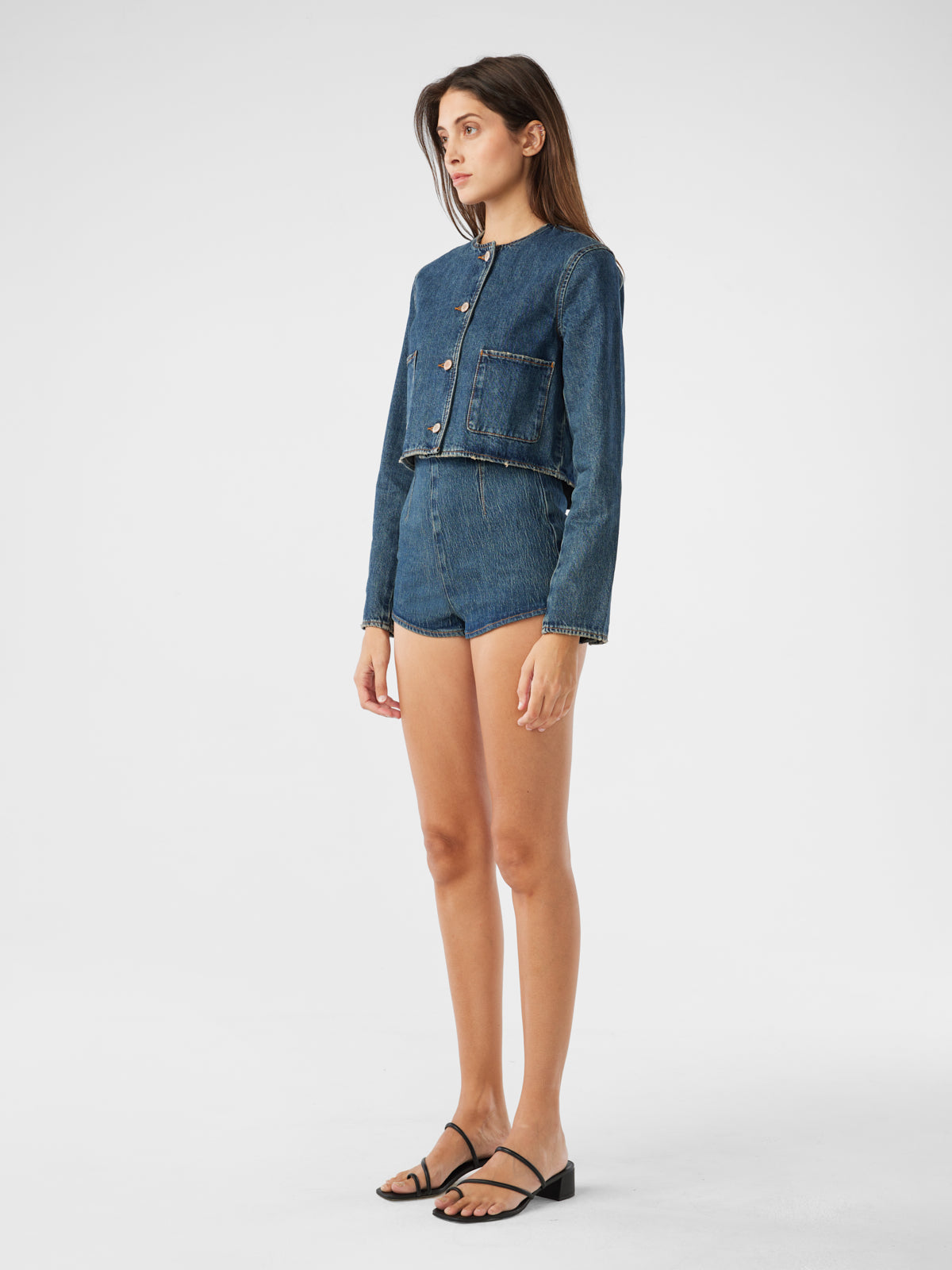 Celeste Cropped Suit Jacket