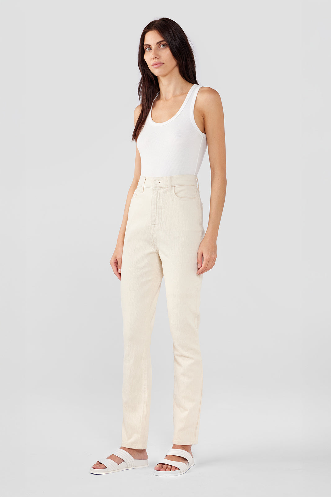 Ms. Ava High-Rise Retro Skinny Jean - Off-White