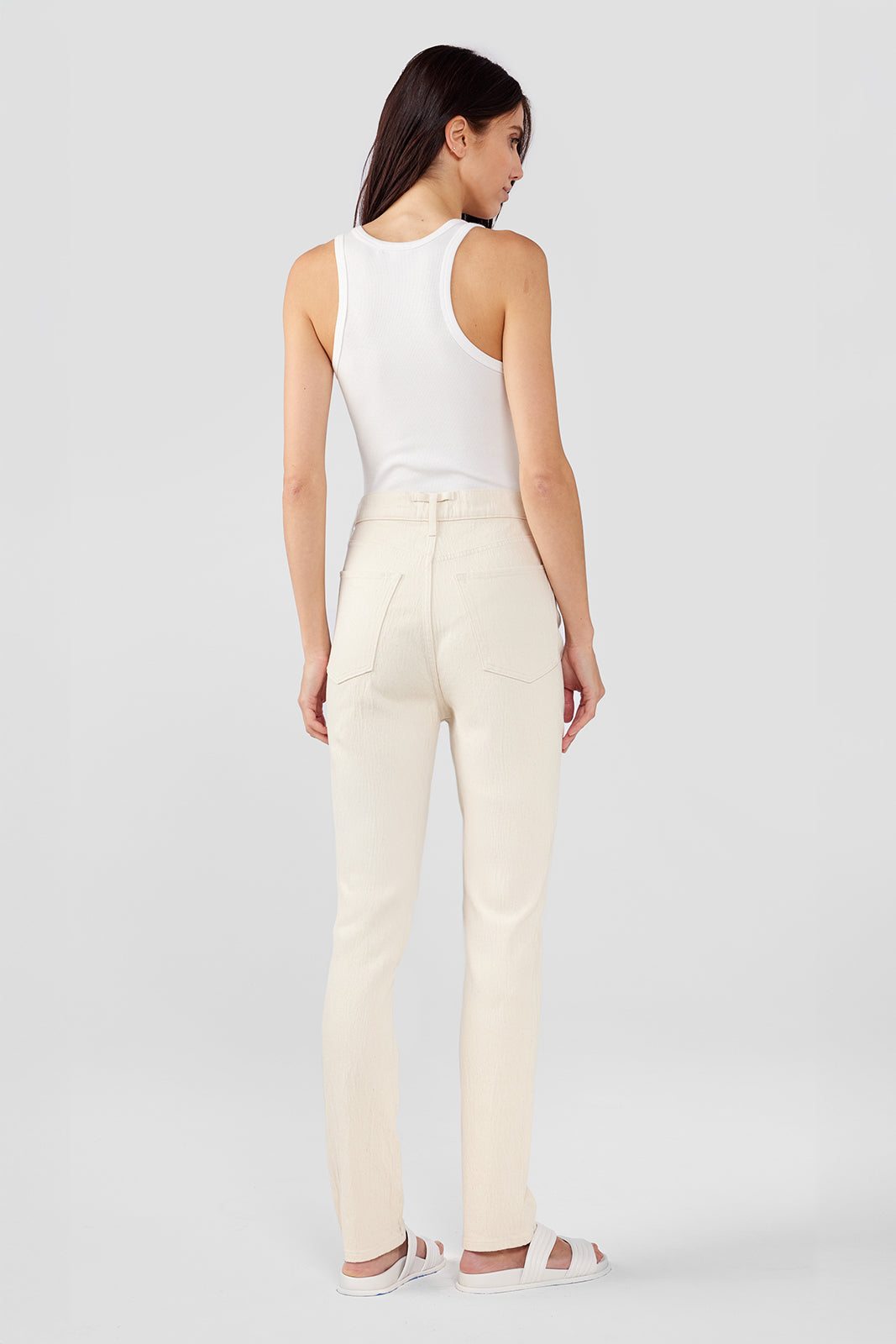 Ms. Ava High-Rise Retro Skinny Jean - Off-White