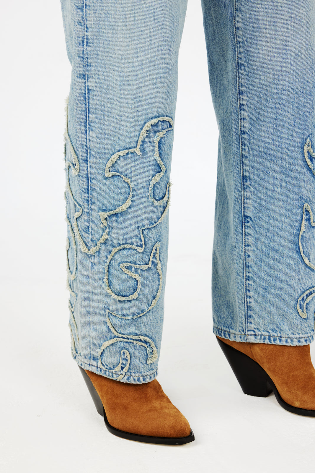 Birkin Mid-Rise Straight Leg - Moonwashed Ranchero Indigo