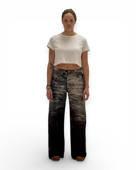 Billie Mid-rise Relaxed Jean - Cowhide
