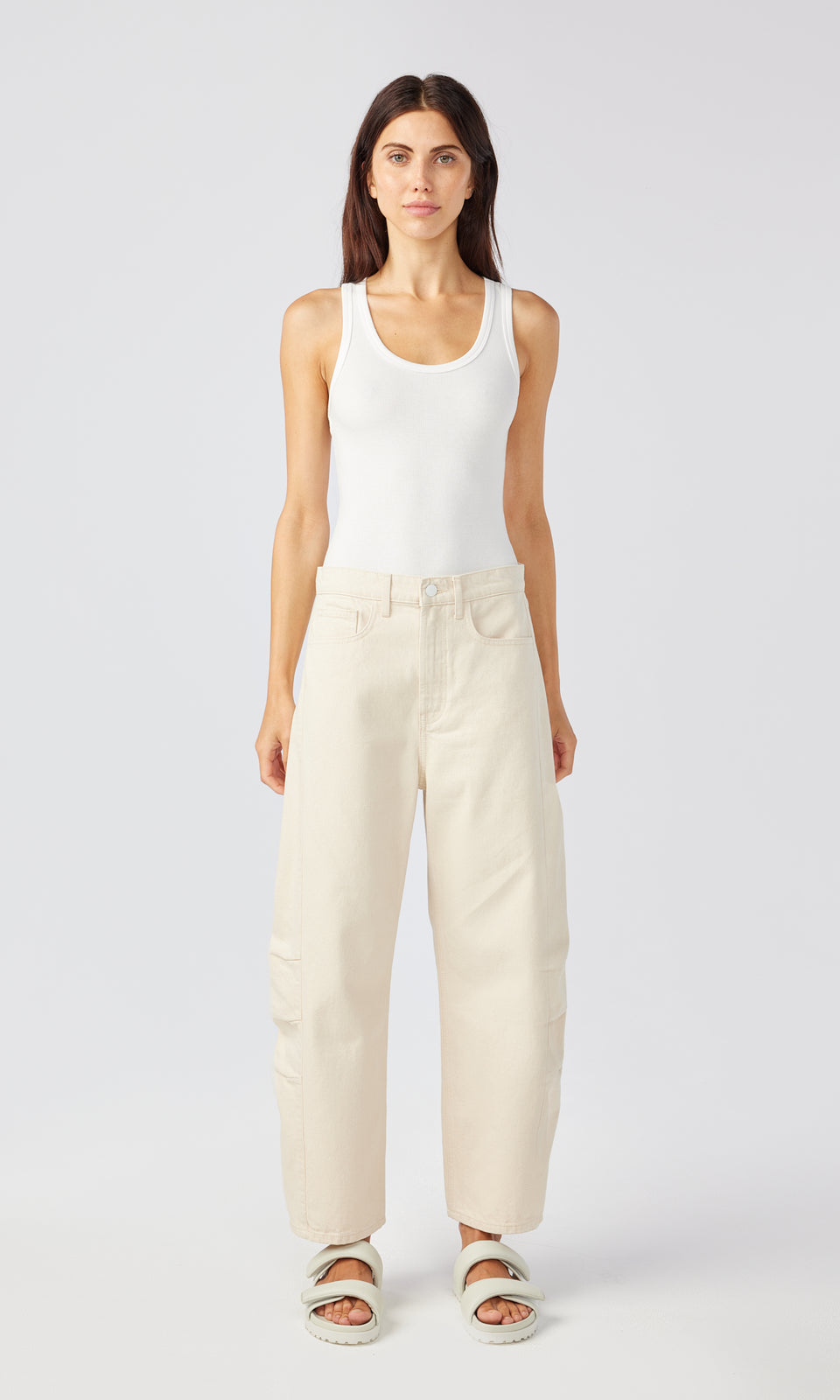 Ms. Walker Mid Rise Constructed Jean - Off White – Triarchy ...