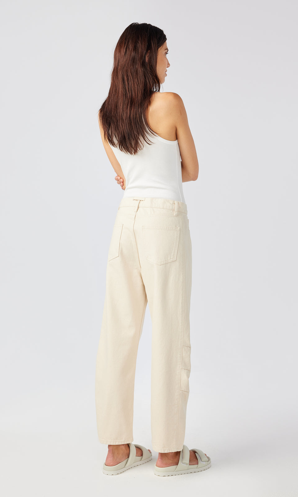 Ms. Walker Mid Rise Constructed Jean - Off White – Triarchy ...