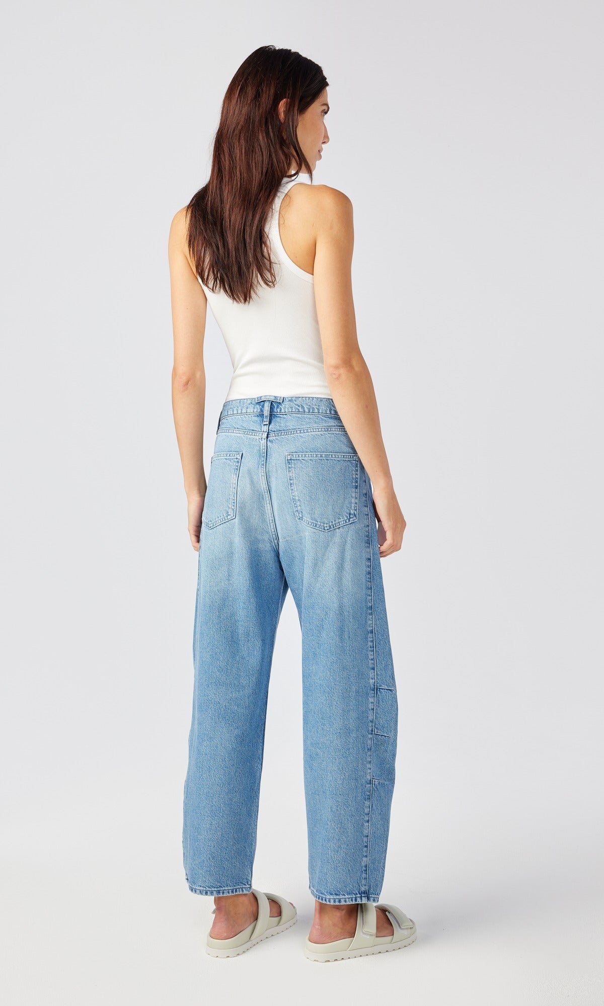 Ms. Walker Mid Rise Constructed Jean - Loved Indigo